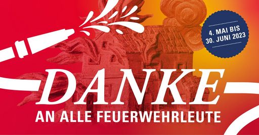 Motiv der Staatlichen Schlösser und Gärten Baden-Württemberg zur Aktion für Feierwehrleute